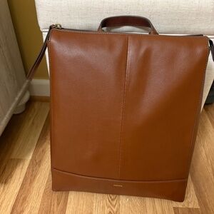 Fossil Elina Convertible Leather Backpack